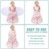 Picture of BSTOPPT Newborn Sleep Sack Baby Swaddle,Swaddle me 6-12 Month,3-Way Adjustable Wearable Blanket,100% Rayon Cotton Swaddling Sleeping Bag，TOG 0.5 (Love, 6-12 Months)