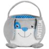 Picture of Let's Make Memories Personalized Easter Basket for Kids - For Boys and Girls - Plush Furry Critter - Custom Name - Fillable - With Optional Easter Basket Stuffers - Dog