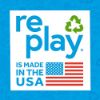 Picture of Re-Play Made in USA 4pk Straw Cups with Reversible Straws| Made from Eco Friendly Heavyweight Recycled Milk Jugs - Virtually Indestructible| White, Red, Sky Blue and Yellow | Playdoh+