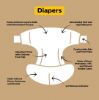 Picture of DYPER Baby Diapers Size 6 | Honest Ingredients | Cloth Alternative | Day & Overnight | Made with Plant-Based* Materials | Hypoallergenic