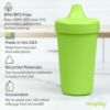 Picture of Re-Play Made in USA 10 Oz. Sippy Cups for Toddlers, Pack of 4 - Reusable Spill Proof Cups for Kids, Dishwasher/Microwave Safe - Hard Spout Sippy Cups for Toddlers 3.13" x 6.25", Grinchmas