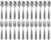 Picture of CHILLOUT LIFE Stainless Steel Kids Silverware Set 24 Pieces (2 Pack of 12) - Child and Toddler Safe Flatware - Kids Utensil Set - Metal Kids Cutlery Set (Includes 12 Small Kids Spoons & Kids 12 Forks)