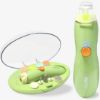 Picture of Rechargeable Baby Nail Trimmer, FANSIDI Baby Nail File Safe Baby Nail Filer Electric with 13 Replacement Pads, Trim Polish Grooming Kit for Newborn Infant Toddler or Adults Toes Fingernails Care