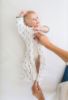 Picture of SwaddleDesigns Transitional Swaddle Sack, Arms Up Half-Length Sleeves & Mitten Cuffs, Swaddle for Newborn Transition to Baby Sleep Sack Wearable Blanket, Medium, 3-6 month, 14-21 lb, Tiny Hedgehogs