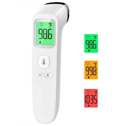 Picture of No-Touch Thermometer for Adults and Kids, Accurate Digital Baby Thermometer, FSA HSA Eligible, Fever Alarm & Silent Mode, 2 in 1 Forehead & Object Mode