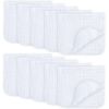 Picture of Comfy Cubs Muslin Burp Cloths 20" x 10", Pack of 10 - Large, 6-Layer, Ultra Absorbent 100% Cotton for Baby Drool and Messes - Soft, Safe & Gentle Baby Burp Cloths for Boys & Girls - White