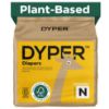 Picture of DYPER - Baby Diapers Hypoallergenic Cloth Alternative Day & Overnight Protection - Made with Plant-Based* & Honest Ingredients - Size 0 (34 Count)