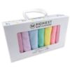 Picture of HonestBaby 10-Pack Organic Cotton Baby-Terry Wash Cloths, Rainbow Pinks, One Size