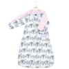 Picture of Hudson Baby Unisex Baby Cotton Long-Sleeve Wearable Sleeping Bag, Sack, Blanket, Pink Safari, 3-9 Months