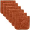 Picture of Comfy Cubs Muslin Burp Cloths 20" x 10", Pack of 6 - Large, 6-Layer, Ultra Absorbent 100% Cotton for Baby Drool and Messes - Soft, Safe & Gentle Baby Burp Cloths Set for Boys & Girls - Garnet