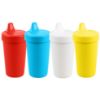 Picture of Re-Play Made in USA 10 Oz. Sippy Cups for Toddlers, Pack of 4 - Reusable Spill Proof Cups for Kids, Dishwasher/Microwave Safe - Hard Spout Sippy Cups for Toddlers 3.13" x 6.25", PlayDoh