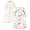 Picture of Hudson Baby Unisex Baby Cotton Long-Sleeve Wearable Sleeping Bag, Sack, Blanket, Boy Woodland Pals, 0-3 Months