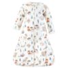 Picture of Hudson Baby Unisex Baby Cotton Long-Sleeve Wearable Sleeping Bag, Sack, Blanket, Boy Woodland Pals, 0-3 Months
