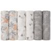 Picture of GLLQUEN BABY Receiving Blanket Boy Cotton Muslin Swaddle Blankets Girl Newborn Squares Breathable & Soft Thin Baby Blankets Cloths Double Absorbent Infant Swaddling Wrap - 6 Pack(Jungle)