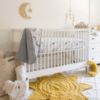 Picture of Burt's Bees Baby Essential Organic Cotton Fitted Crib Sheet, Breathable for Boy Girl Standard Crib & Toddler Mattresses