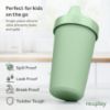 Picture of Re-Play Made in USA 10 Oz. Sippy Cups for Toddlers, Pack of 4 - Reusable Spill Proof Cups for Kids, Dishwasher/Microwave Safe - Hard Spout Sippy Cups for Toddlers 3.13" x 6.25", Cactus Flower