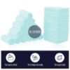 Picture of 32 Pack Baby Washcloths - Coral Fleece - Absorbent and Soft Wash Clothes for Newborns, Infants and Toddlers Baby boy and girl - Suitable for Sensitive Skin and New Born - Frozen Blue, 10x10 Inch