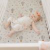 Picture of BROLEX Baby Fitted Crib Sheets: Kid Crib Sheets - Set of 2 for Toddler Standard Size Crib Mattress for Boys and Girls - Jersey Knit Crib Bed Sheets Starsmoon Balloon