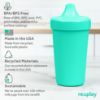 Picture of Re-Play Made in USA 10 Oz. Sippy Cups for Toddlers, Pack of 4 - Reusable Spill Proof Cups for Kids, Dishwasher/Microwave Safe - Hard Spout Sippy Cups for Toddlers 3.13" x 6.25", Surf