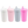 Picture of Re-Play Made in USA 10 Oz. Sippy Cups for Toddlers, Pack of 4 - Reusable Spill Proof Cups for Kids, Dishwasher/Microwave Safe - Hard Spout Sippy Cups for Toddlers 3.13" x 6.25", Modern Blush