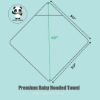 Picture of HIPHOP PANDA Hooded Towel - Rayon Made from Bamboo, Bath Towel with Bear Ears for Newborn, Babie, Toddler, Infant - Absorbent Large Baby Towel - Frog, 30 x 30 Inch