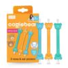 Picture of oogiebear: Baby Nose Cleaner & Ear Wax Removal Tool - Safe Booger & Earwax Removal for Newborns, Infants, Toddlers - Dual-Ended - Essential Baby Stuff, Diaper Bag Must-Have - 3 Pack with a Pouch