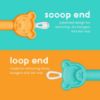 Picture of oogiebear: Baby Nose Cleaner & Ear Wax Removal Tool - Safe Booger & Earwax Removal for Newborns, Infants, Toddlers - Dual-Ended - Essential Baby Stuff, Diaper Bag Must-Have - 3 Pack with a Pouch