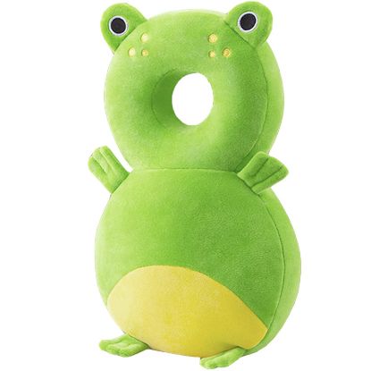 Picture of Baby Walker Head Protector Toddler Adjustable Baby Head Protection Backpack Wear Safety Pad (Frog)