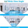 Picture of OOSSXX (HD 1080P Resolution) 2-Way Audio Indoor Security Camera Video Baby Monitor and Pet Monitor PTZ Nanny Cam Smart Wireless Cameras Home Video Surveillance