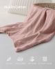 Picture of Blissful Diary Muslin Nursing Cover for Breastfeeding, Breathable Breastfeeding Cover up with Arch Neckline for Women, Nursing Apron(Pink)