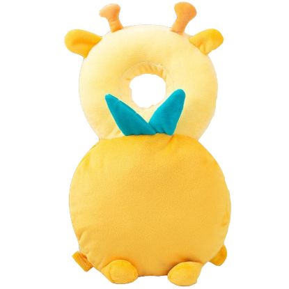 Picture of Baby Walker Head Protector Toddler Adjustable Baby Head Protection Backpack Wear Safety Pad (Yellow Elk)