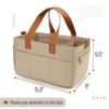 Picture of Mr. Pen- Baby Diaper Caddy Organizer, Leather Strap, Baby Organizer, Car Diaper Caddy, Baby Caddy Organizer, Portable Diaper Caddy, Diaper Organizer for Changing Table, Baby Organizer for Nursery