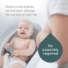 Picture of Angelcare Baby Bath Support (Gray) | Ideal for Babies Less Than 6 Months Old