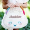 Picture of Let's Make Memories Personalized Easter Basket - Cloud with Rainbow Handle - Plush