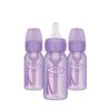 Picture of Dr. Brown’s Natural Flow® Anti-Colic Options+™ Narrow Baby Bottles 4 oz/120 mL, with Level 1 Slow Flow Nipple, 3 Pack, 0m+ Lavender