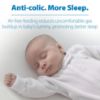 Picture of Dr. Brown’s Natural Flow® Anti-Colic Options+™ Narrow Baby Bottles 4 oz/120 mL, with Level 1 Slow Flow Nipple, 3 Pack, 0m+ Lavender