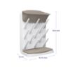 Picture of Ubbi Vertical Baby Bottle Drying Rack, Space Saving Countertop Drying Rack Baby Accessory, Taupe