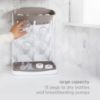 Picture of Ubbi Vertical Baby Bottle Drying Rack, Space Saving Countertop Drying Rack Baby Accessory, Taupe