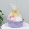 Picture of ABenkle Small Basket with Handles - Decorative Durable Rope Woven Storage Bin Shelf Storage Organizer Cube, Easter Baby Gift Basket, 12"x8"x5"