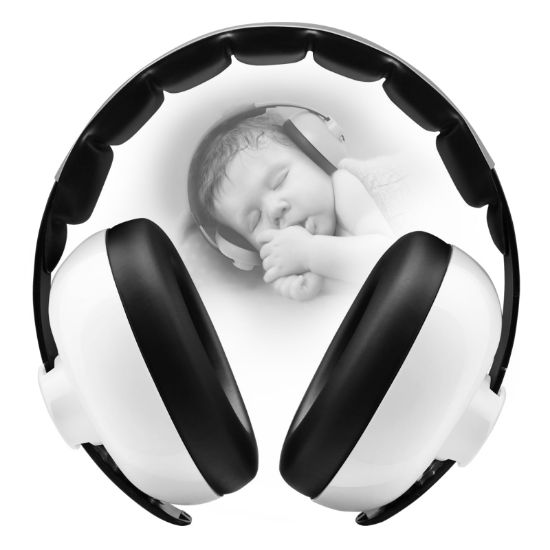 Picture of BBTKCARE Baby Headphones Noise Cancelling Headphones for Babies for 3 Months to 3 Years - white
