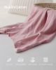 Picture of Blissful Diary Muslin Nursing Cover for Breastfeeding, Breathable Breastfeeding Cover up with Arch Neckline for Women, Nursing Apron(Blush Pink)