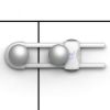 Picture of QT Baby - 20 Pack - Baby Proofing Cabinet Locks Adjustable U Shaped Baby Safety Latches for Drawers, Fridge, Closet Modern Baby Proofing Cabinet Lock with Extra Secure Lock Buttons (White)
