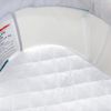 Picture of Bassinet Mattress Pad Cover Compatible with 4moms Mamaroo Sleep Bassinet, 2 Pack, Waterproof Quilted Ultra Soft Viscose Made from Bamboo Terry Surface