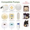 Picture of Maymom Connector Valve Compatible with Medela Pump in Style MaxFlow, Freestyle Flex, Swing Maxi, Sonata, Freestyle Breastpumps Not Original Medela Pump Parts Replace Medela PersonalFit Flex Connector