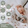 Picture of GLLQUEN BABY Receiving Blanket Boy Cotton Muslin Swaddle Blankets Girl Newborn Squares Breathable & Soft Thin Baby Blankets Cloths Double Absorbent Infant Swaddling Wrap - 6 Pack (Sun)