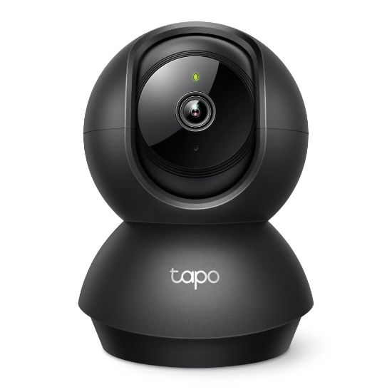 Picture of Tapo TP-Link 2K Pan/Tilt Indoor Security Camera for Baby Monitor, Pet Camera | Motion Detection & Tracking | 2-Way Audio | Cloud & SD Card Storage | Works w/Alexa & Google Home | Black C211