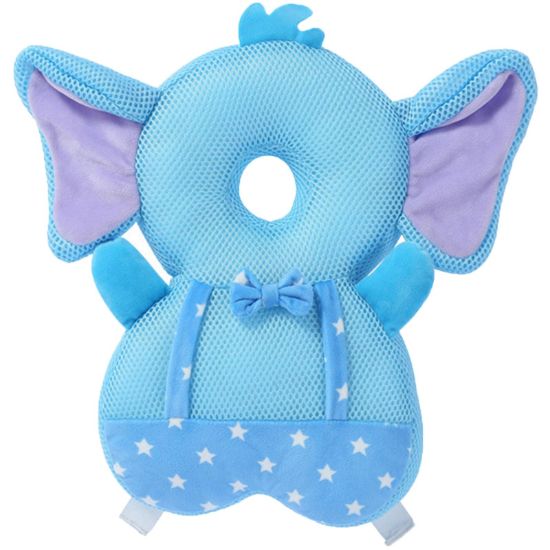 Picture of Baby Walker Head Protector Toddler Adjustable Baby Head Protection Backpack Wear Safety Pad (Star Elephant)