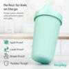 Picture of Re-Play Made in USA 10 Oz. Sippy Cups for Toddlers, Pack of 4 - Reusable Spill Proof Cups for Kids, Dishwasher/Microwave Safe - Hard Spout Sippy Cups for Toddlers 3.13" x 6.25", Sea Glass