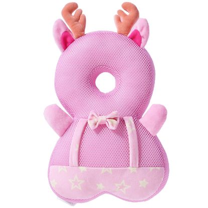 Picture of Baby Walker Head Protector Toddler Adjustable Baby Head Protection Backpack Wear Safety Pad (Elk)