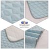 Picture of BlueSnail Washable Underpads,Waterproof,Soft, Portable and Reusable Incontinence Pads for Toddler,Adults,Elderly and Pets (34"x36" Pack of 2)(Lake Blue)